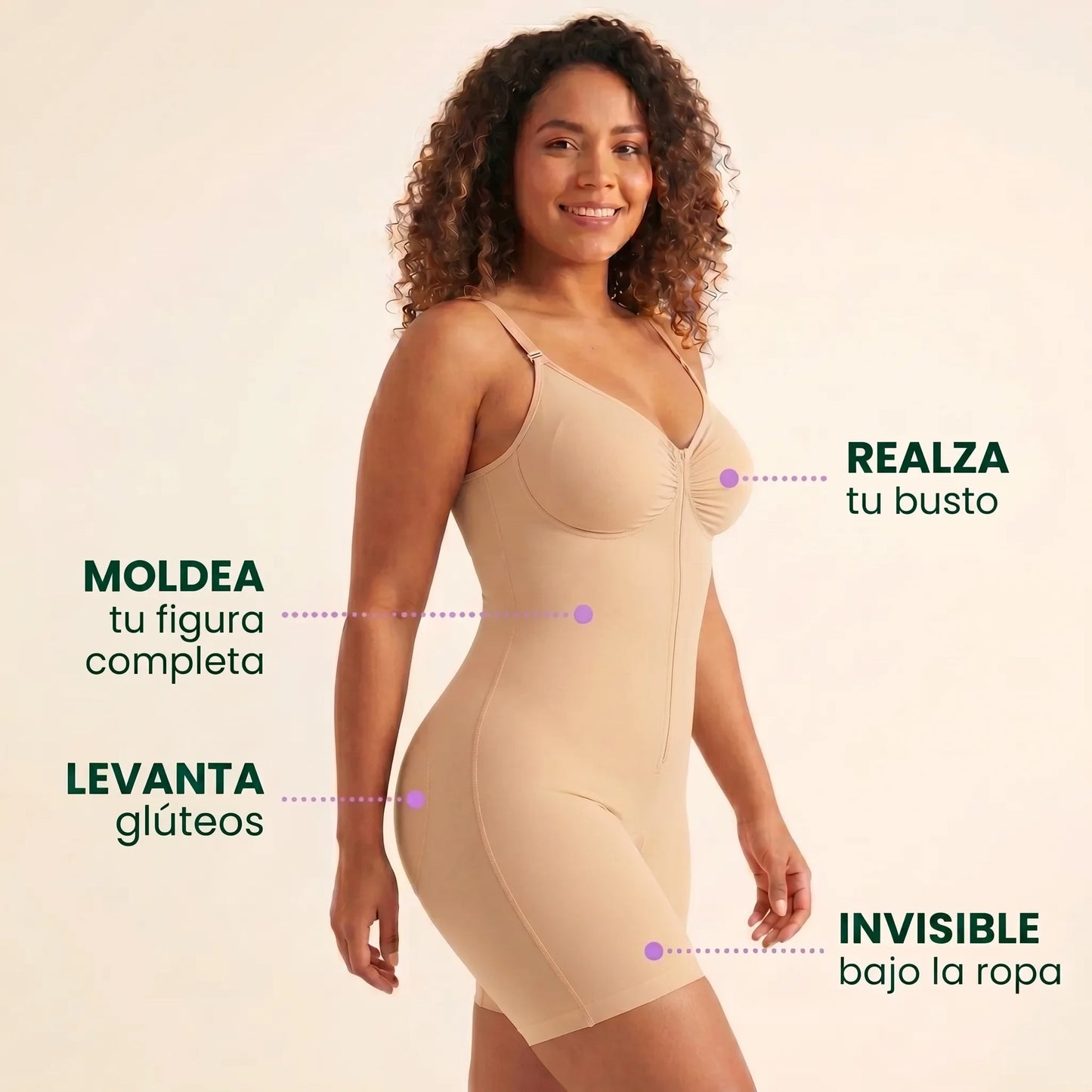 ShapeAll™ — Body Moldeador | Moldea figura completa + realza busto + Regalo incluido! 🎁
